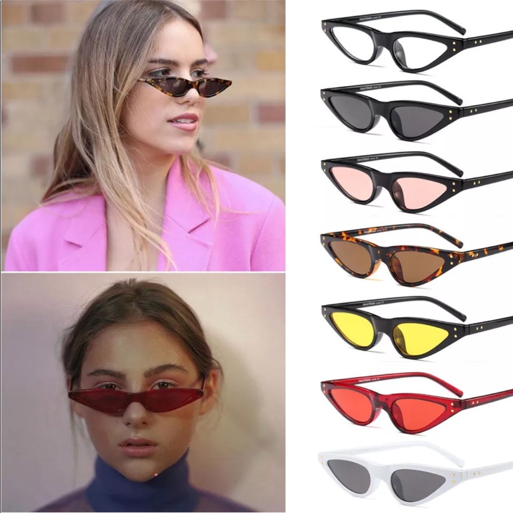 Skinny Sunnies! Red, Black, Brown & White Look!! - Picture 3 of 9